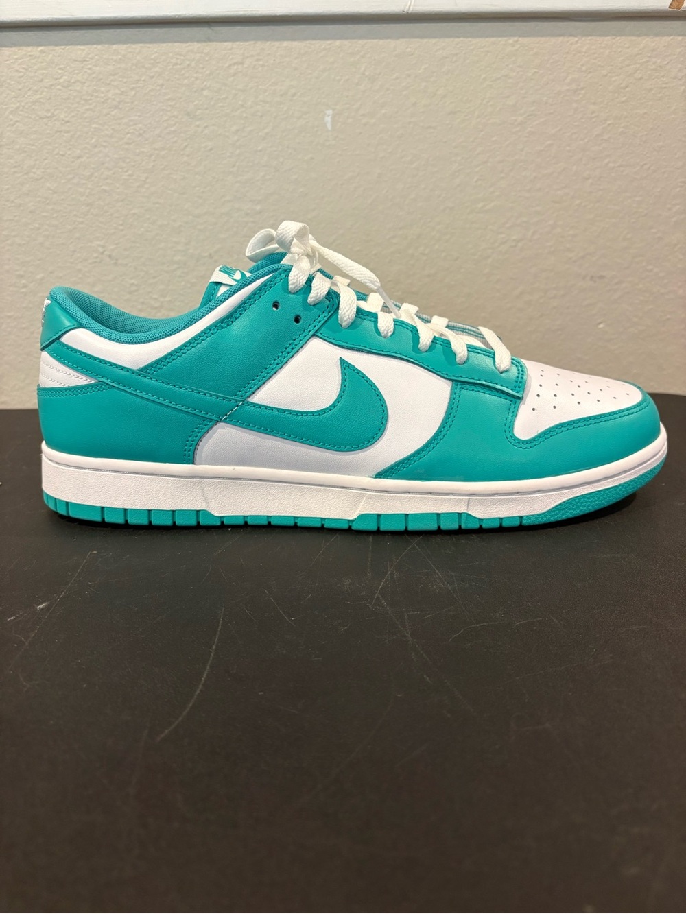 Nike Dunk Low Clear Jade White Teal Mens DV0833-101 New Size 13 - Picture 2 of 10